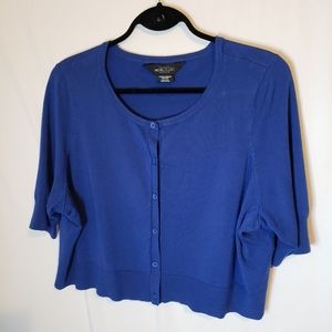 Michel studio crop sweater shrug 3x plus size